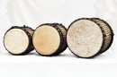Set of parade dundun drums - Guinea mini-dunun drums set 3851