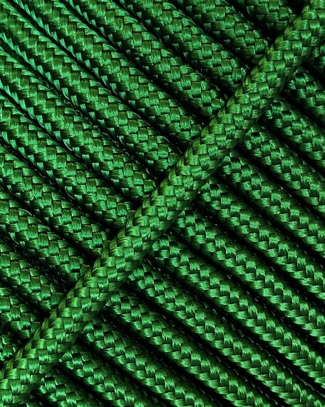 PES reinforced djembe drum rope 4 mm Green 100 m
