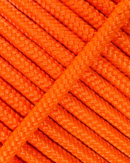 PES reinforced djembe drum rope 5 mm Fluo orange 100 m