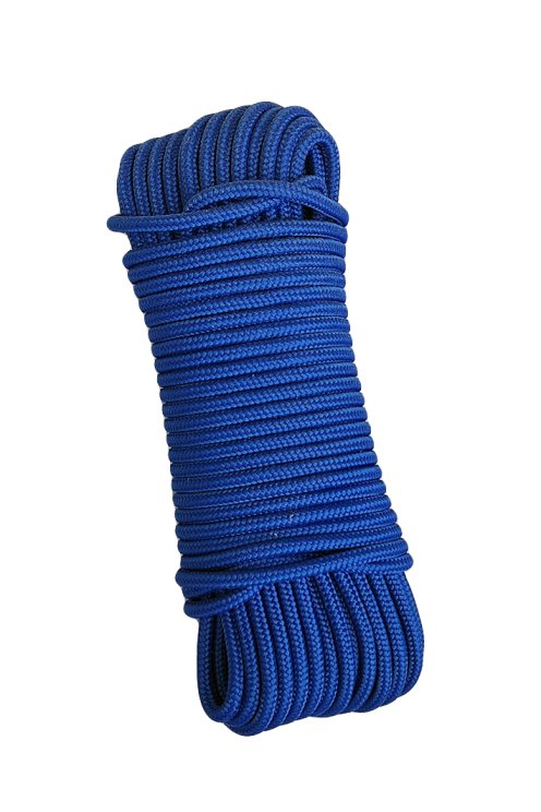PES reinforced djembe drum rope 5 mm Bleu de France 20 m