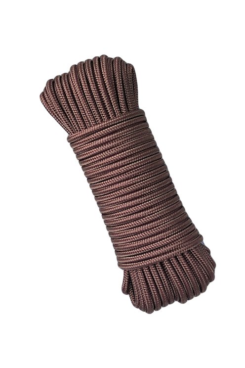 PES reinforced djembe drum rope 5 mm Copper brown 20 m