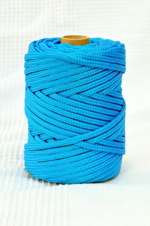 PA djembe drum hollow rope 6 mm Blue 60 m