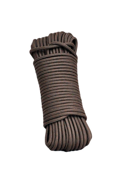 PES reinforced djembe drum rope 5 mm Brown 20 m