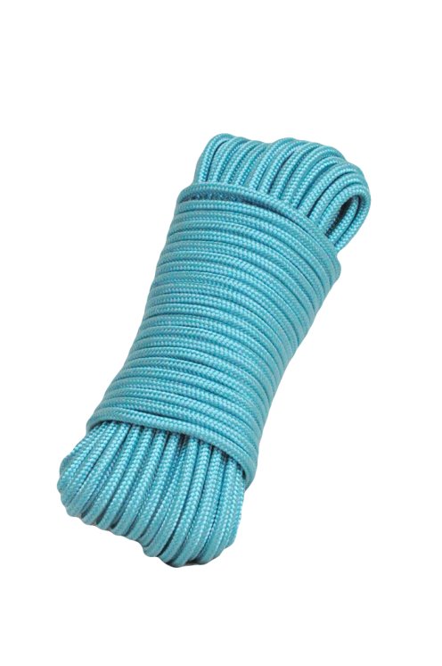 PES reinforced djembe drum rope 5 mm Pastel blue 20 m