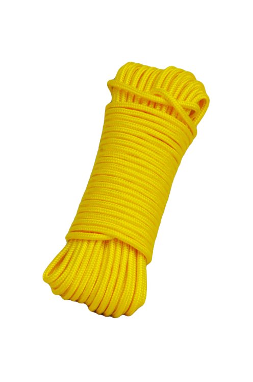 PES reinforced djembe drum rope 5 mm Sunflower yellow 20 m