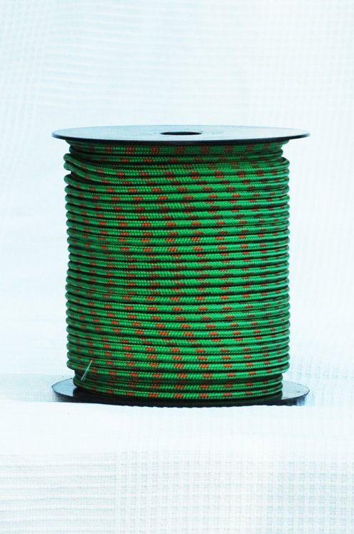 Ø5 mm green / orange alpine rope for djembe drum - Djembe rope