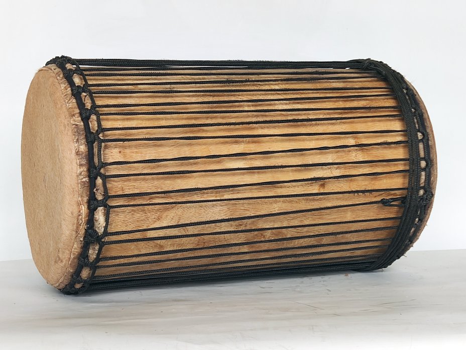 Dundun bass drums - Guinea sangban dunun 4 hoops mounting