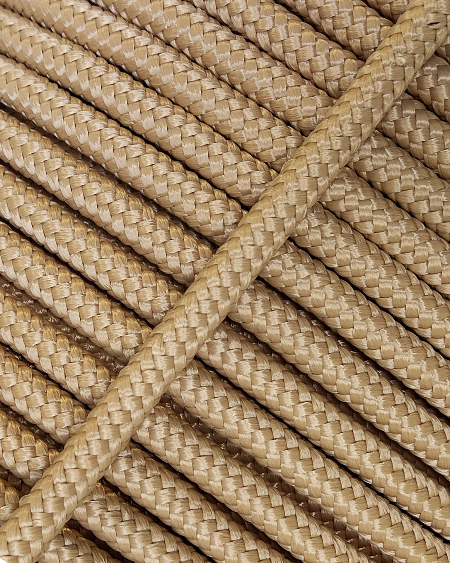 Beige Ø5 mm pre-stretched rope for djembe drum - Djembe rope