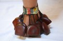 African dance bracelet - Ghana juju dance anklet