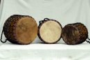 Dundun set for sale - 3 Ghana small dunun drum set
