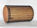 Dundun bass drums - Guinea sangban dunun 4 hoops mounting