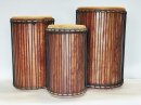 Rosewood (gueni) Guinea dunun drums set