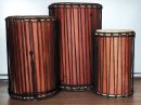 Set of dundun bass drums - Mali dunun set
