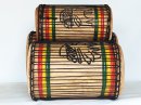 Set of dundun bass drums - Guinea dunun set