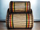 Set of dundun bass drums - Guinea dunun set