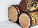 Set of dundun bass drums - Guinea dunun set