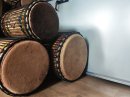 Set of dundun bass drums - Guinea dunun set