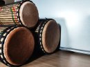 Set of dundun bass drums - Guinea dunun set