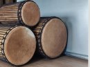 Set of dundun bass drums - Guinea dunun set