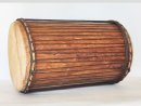 Dundun bass drums - Guinea sangban dunun 4 hoops mounting