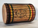 Dundun bass drums - Guinea sangban dunun 4 hoops mounting