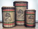 Set of dundun bass drums - Guinea dunun set