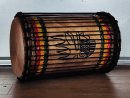 Dundun bass drums - Guinea kenkeni dunun 4 hoops mounting