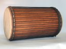 Dundun bass drums - Guinea sangban dunun 4 hoops mounting
