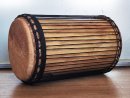 Dundun bass drums - Guinea sangban dunun 4 hoops mounting