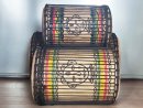 Set of dundun bass drums - Guinea dunun set