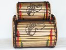 Set of dundun bass drums - Guinea dunun set