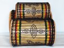 Set of dundun bass drums - Guinea dunun set