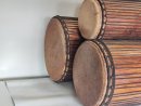 Set of dundun bass drums - Guinea dunun set 6661