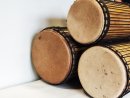 Set of dundun bass drums - Guinea dunun set