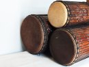 Set of dundun bass drums - Guinea dunun set