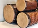 Set of dundun bass drums - Guinea dunun set