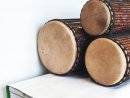 Set of dundun bass drums - Guinea dunun set