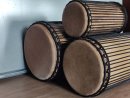Set of dundun bass drums - Guinea dunun set