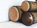 Set of dundun bass drums - Guinea dunun set