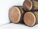 Set of dundun bass drums - Guinea dunun set