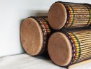 Set of dundun bass drums - Guinea dunun set