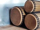 Set of dundun bass drums - Guinea dunun set