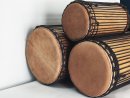 Set of dundun bass drums - Guinea dunun set