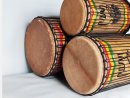 Set of dundun bass drums - Guinea dunun set
