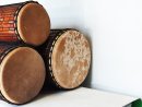 Set of dundun bass drums - Guinea dunun set