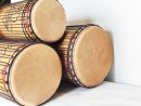 Set of dundun bass drums - Guinea dunun set
