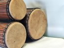 Set of dundun bass drums - Guinea dunun set