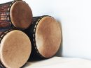 Set of dundun bass drums - Guinea dunun set