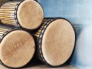Set of dundun bass drums - Guinea dunun set