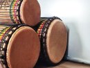 Set of dundun bass drums - Guinea dunun set
